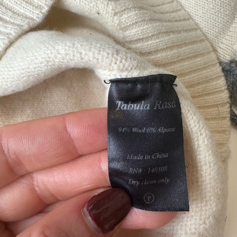 Tabula Rasa Wool Sweater with Fringe - Picture 9 of 10